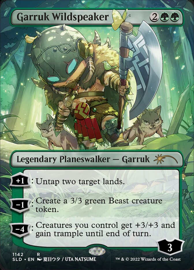 Garruk Wildspeaker (Borderless) [Secret Lair Drop Series] | I Want That Stuff Brandon