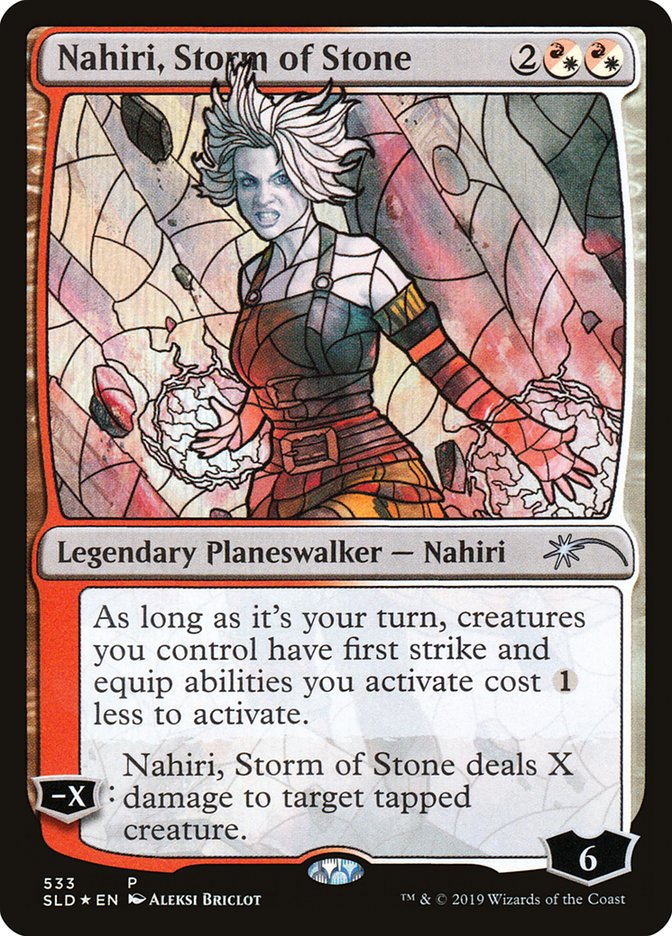 Nahiri, Storm of Stone (Stained Glass) [Secret Lair Drop Promos] | I Want That Stuff Brandon