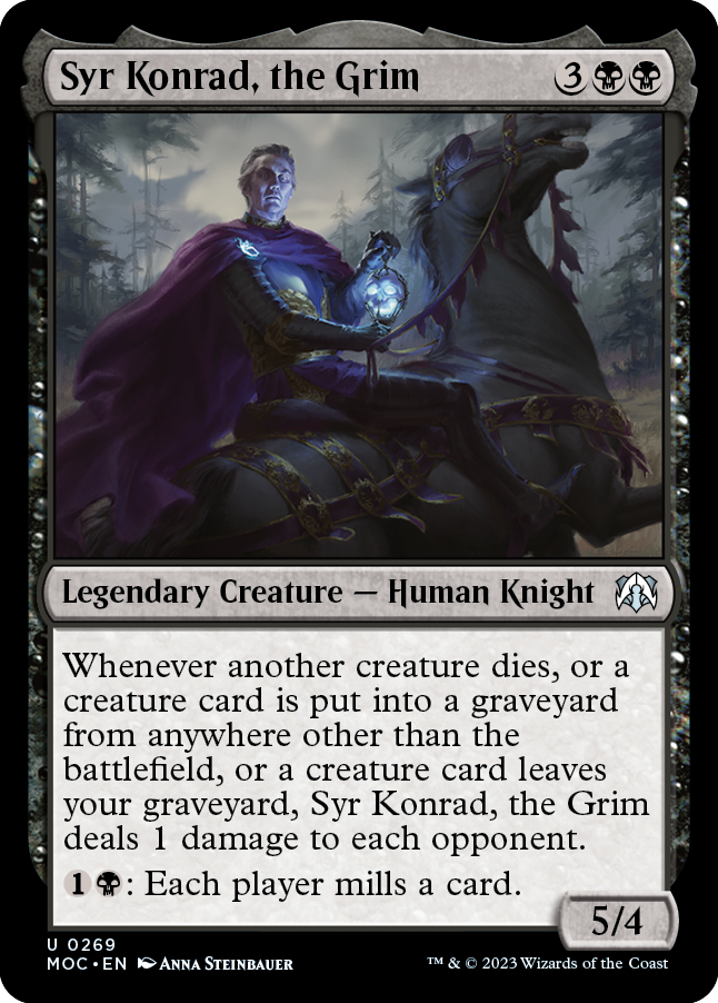 Syr Konrad, the Grim [March of the Machine Commander] | I Want That Stuff Brandon