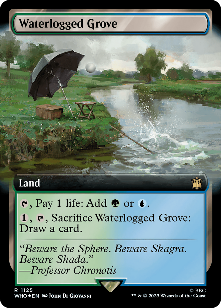 Waterlogged Grove (Extended Art) (Surge Foil) [Doctor Who] | I Want That Stuff Brandon