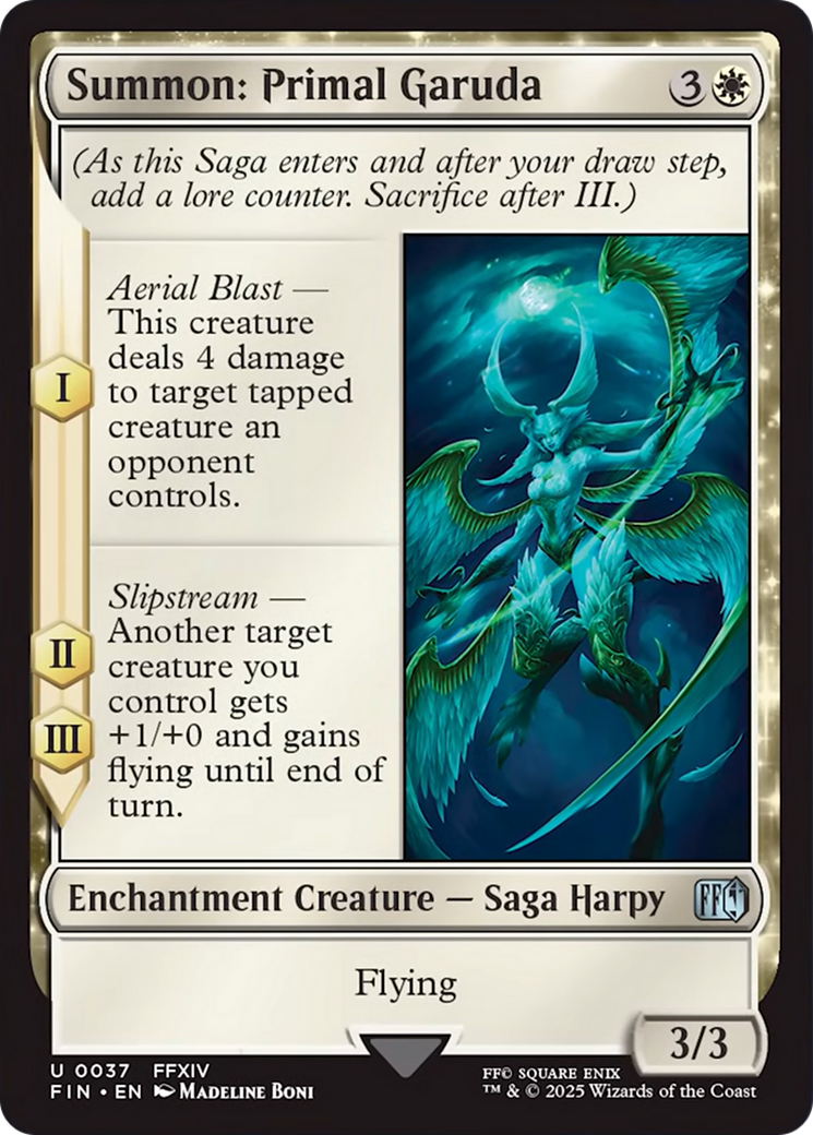 Summon: Primal Garuda [FINAL FANTASY] | I Want That Stuff Brandon