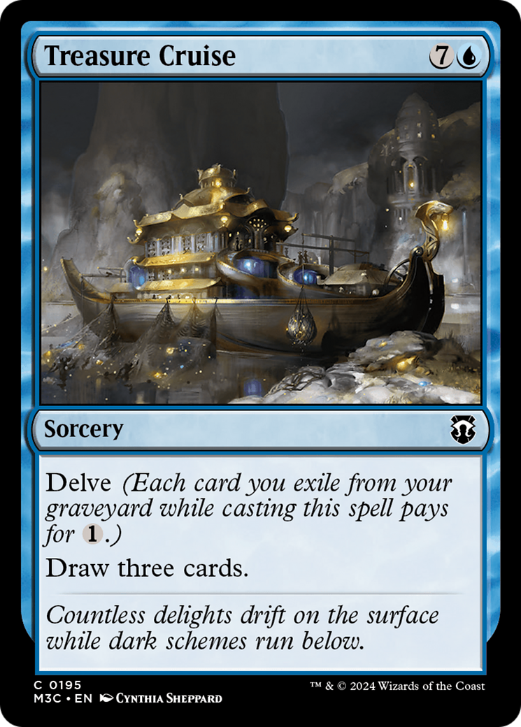 Treasure Cruise (Ripple Foil) [Modern Horizons 3 Commander] | I Want That Stuff Brandon