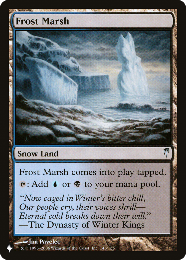 Frost Marsh [The List Reprints] | I Want That Stuff Brandon