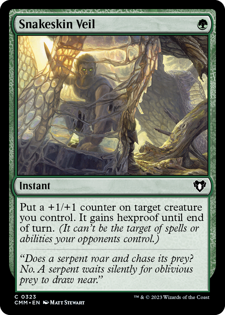 Snakeskin Veil [Commander Masters] | I Want That Stuff Brandon