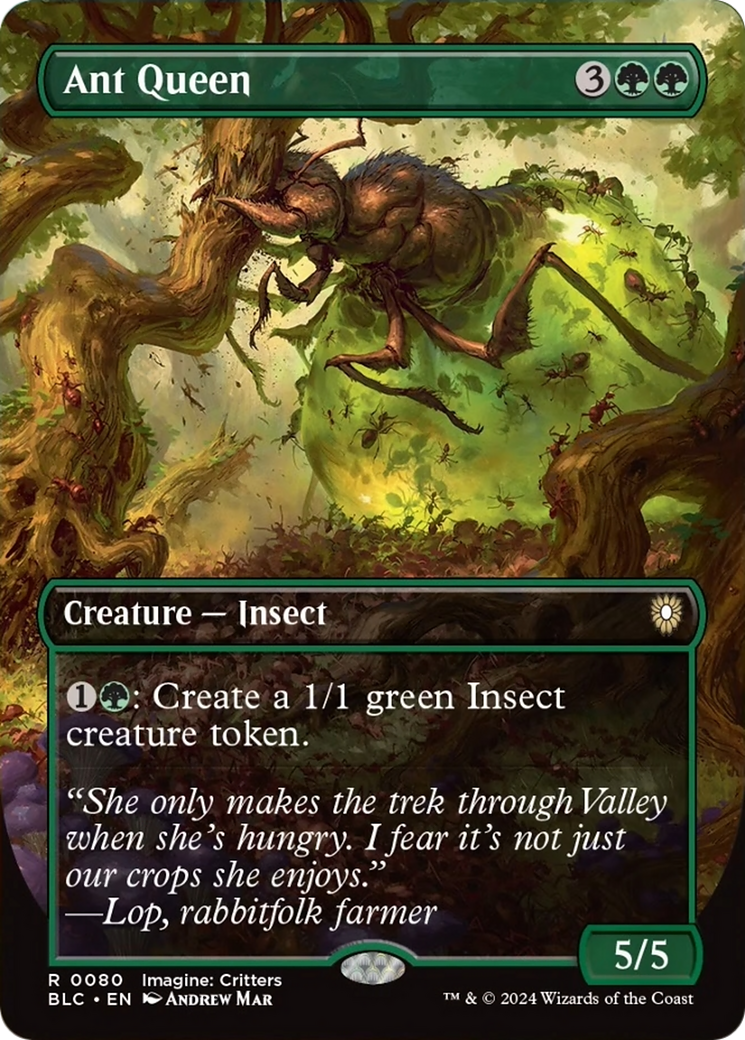 Ant Queen (Borderless) [Bloomburrow Commander] | I Want That Stuff Brandon