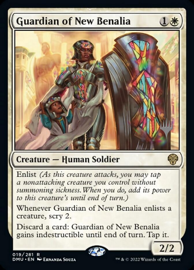 Guardian of New Benalia (Promo Pack) [Dominaria United Promos] | I Want That Stuff Brandon