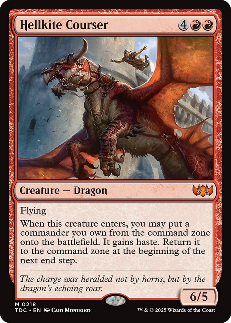 Hellkite Courser [Tarkir: Dragonstorm Commander] | I Want That Stuff Brandon