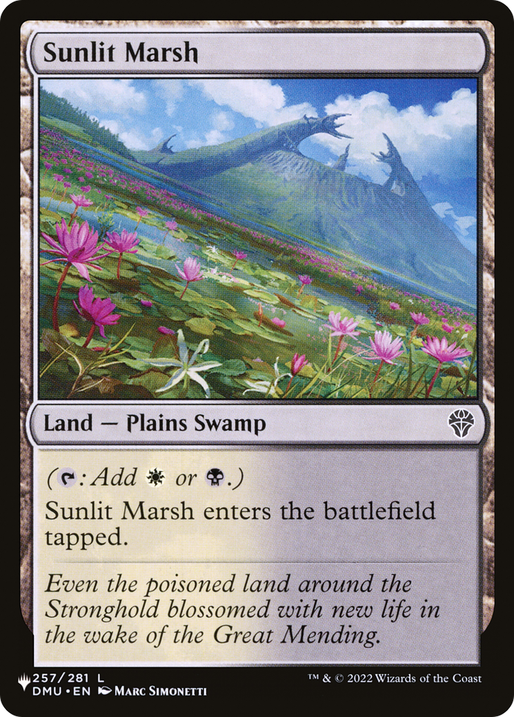 Sunlit Marsh [The List Reprints] | I Want That Stuff Brandon