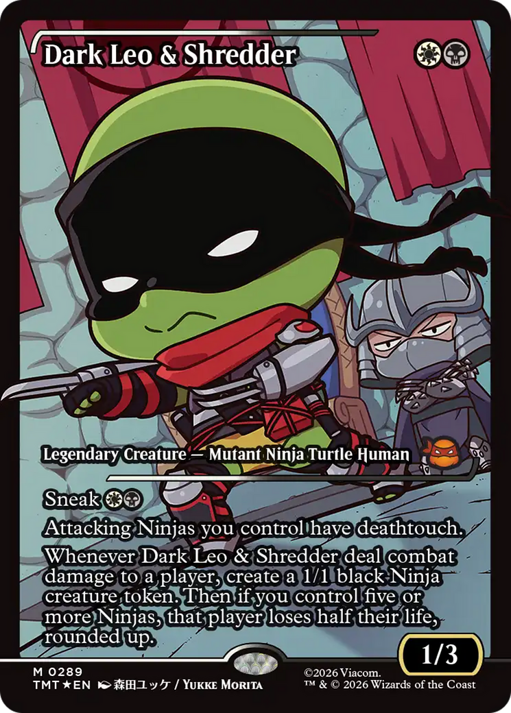 Dark Leo & Shredder (Showcase) [Teenage Mutant Ninja Turtles] | I Want That Stuff Brandon