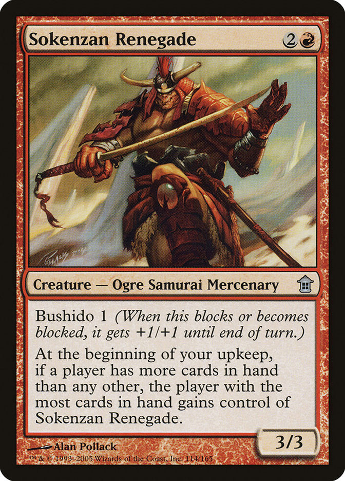 Sokenzan Renegade [Saviors of Kamigawa] | I Want That Stuff Brandon