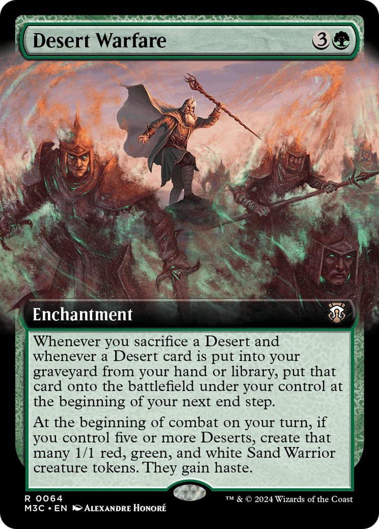 Desert Warfare (Extended Art) [Modern Horizons 3 Commander] | I Want That Stuff Brandon