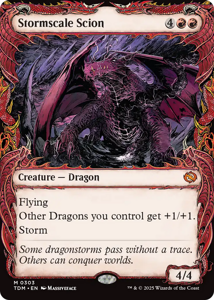 Stormscale Scion (Showcase) [Tarkir: Dragonstorm] | I Want That Stuff Brandon