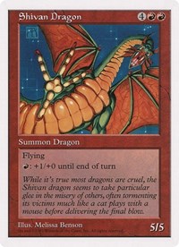 Shivan Dragon (Oversized) [Oversize Cards] | I Want That Stuff Brandon