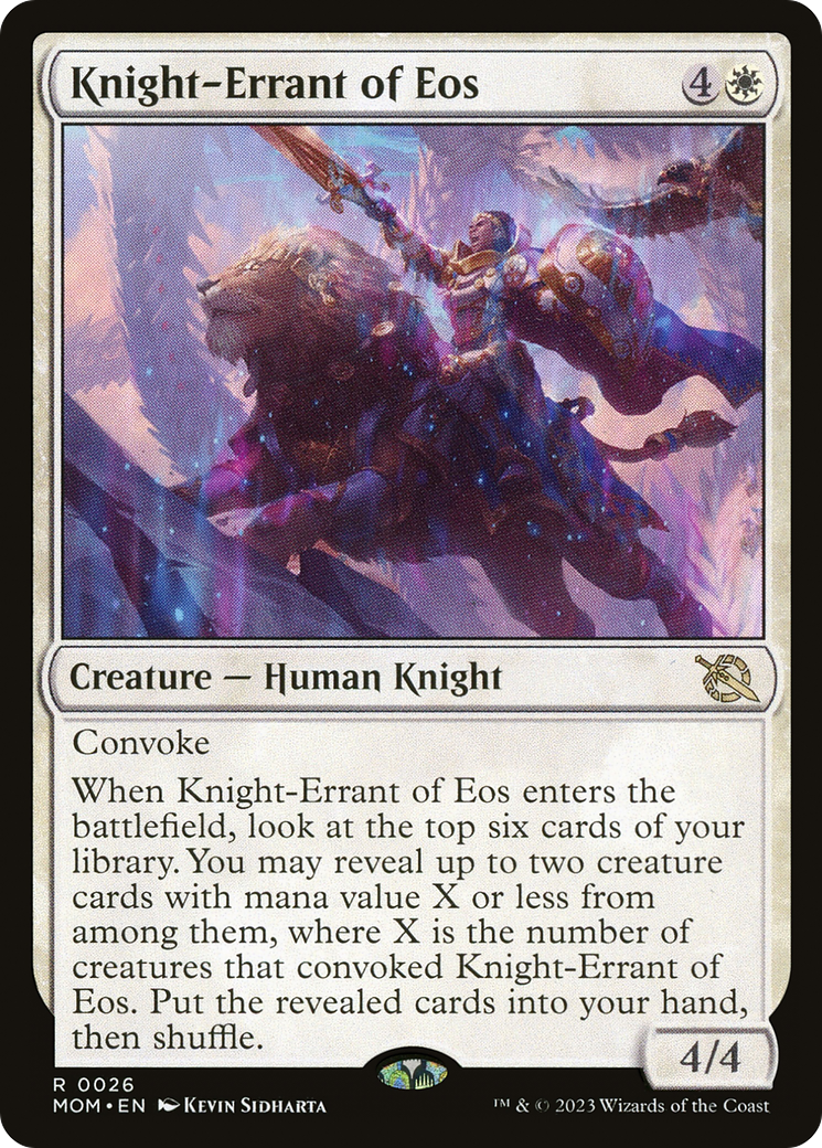 Knight-Errant of Eos [March of the Machine] | I Want That Stuff Brandon