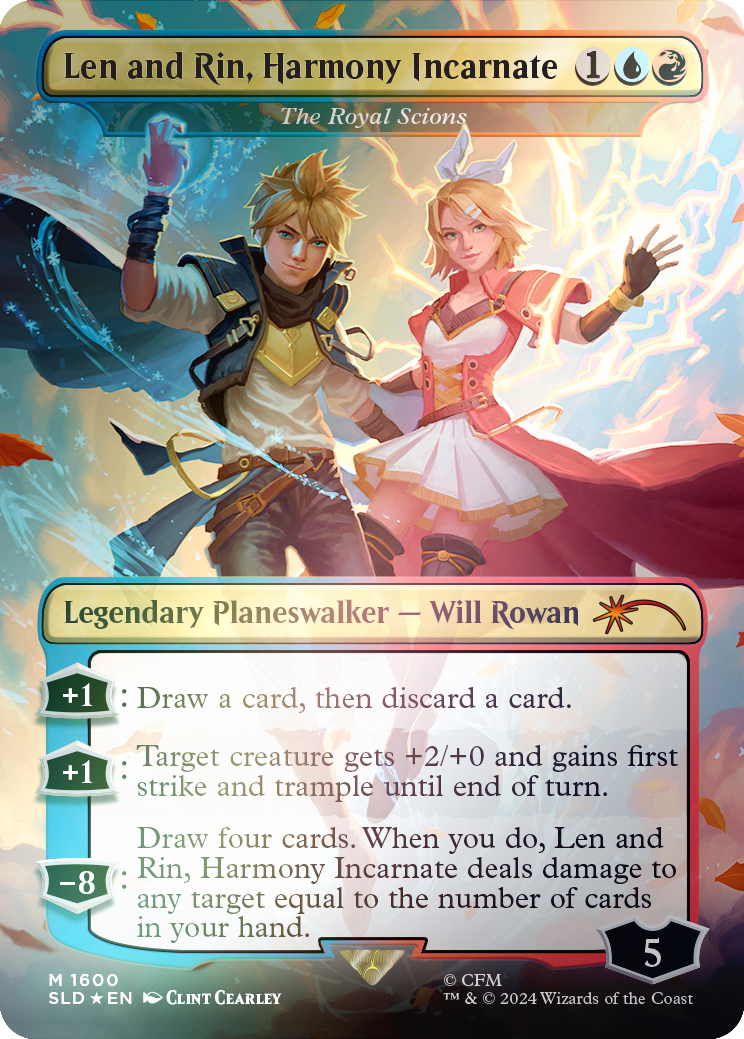 Len and Rin, Harmony Incarnate - The Royal Scions (Rainbow Foil) [Secret Lair Drop Series] | I Want That Stuff Brandon