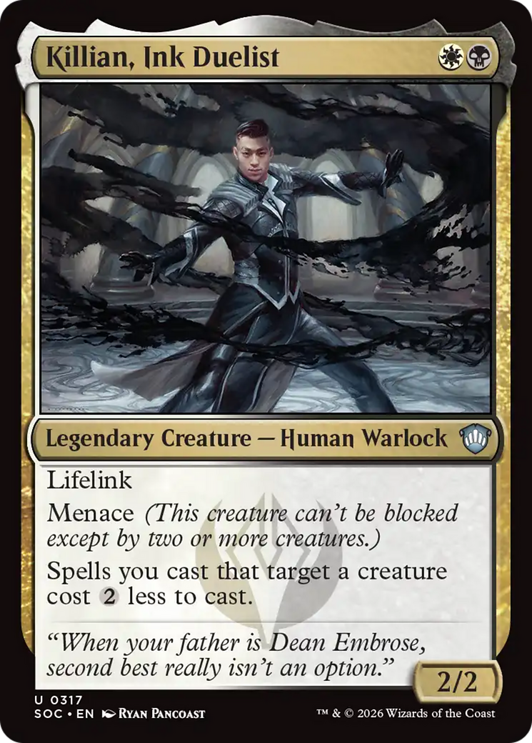 Killian, Ink Duelist [Secrets of Strixhaven Commander] | I Want That Stuff Brandon