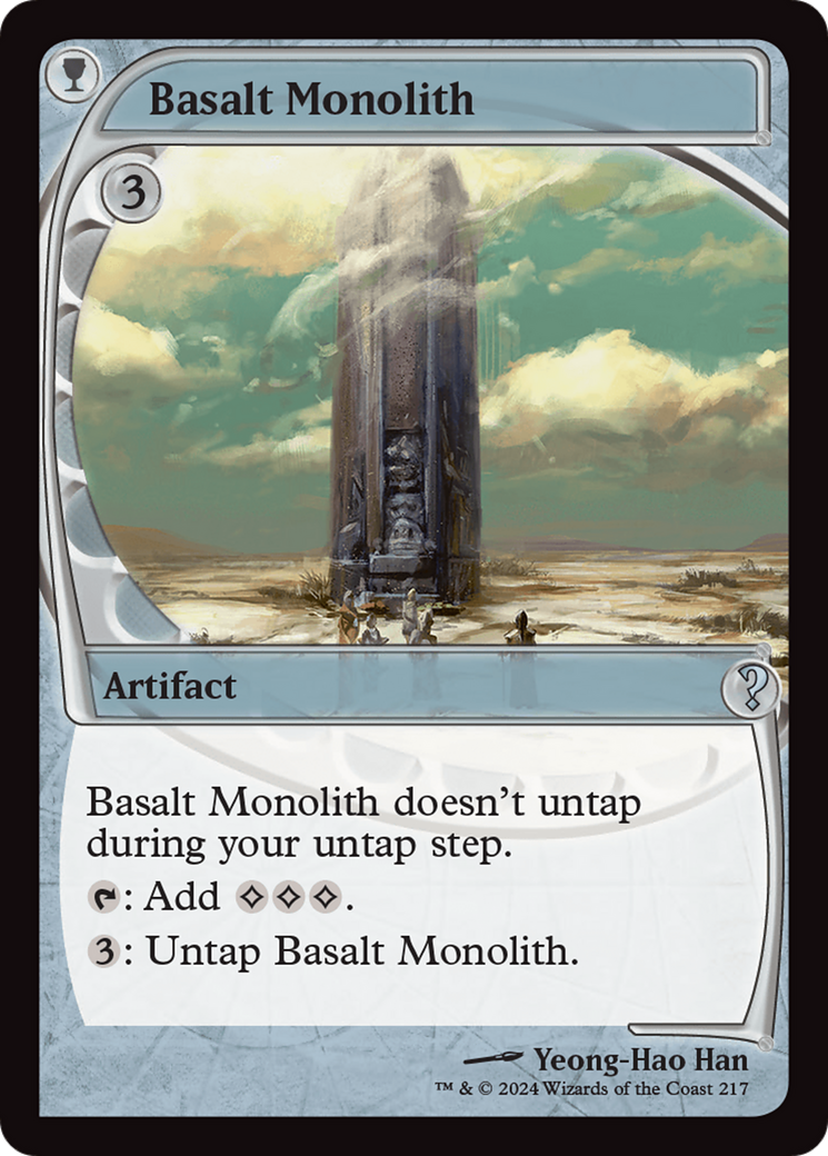 Basalt Monolith (Future Sight) [Mystery Booster 2] | I Want That Stuff Brandon