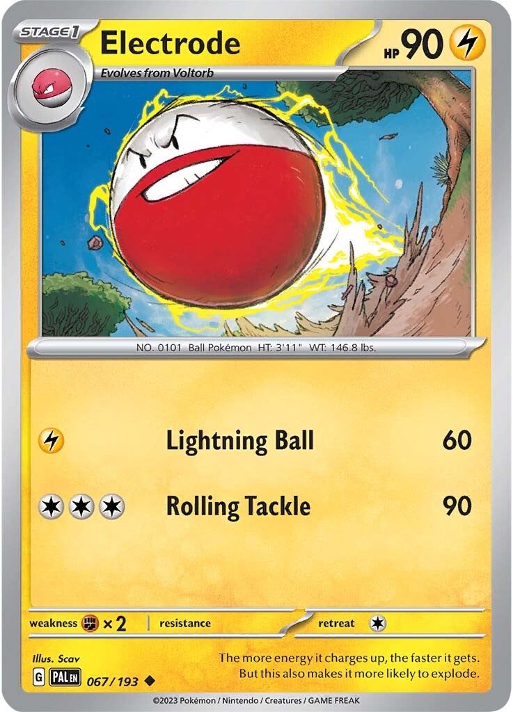 Electrode (067/193) [Scarlet & Violet: Paldea Evolved] | I Want That Stuff Brandon