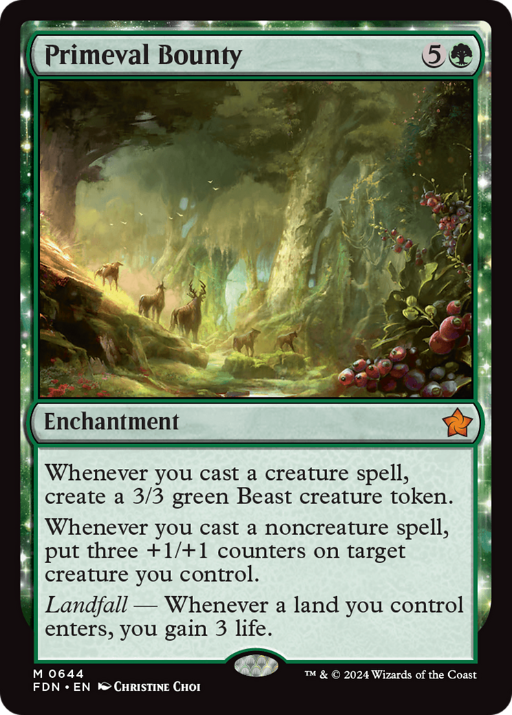 Primeval Bounty [Foundations] | I Want That Stuff Brandon