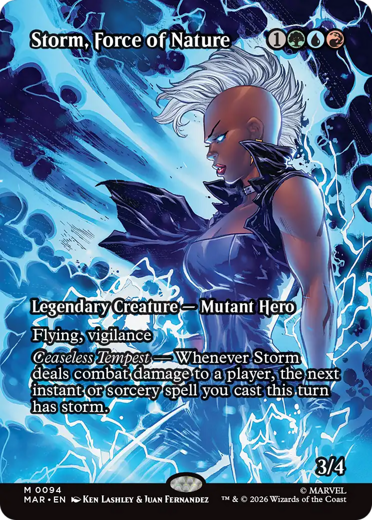 Storm, Force of Nature (Borderless) [Marvel Universe: Eternal-Legal] | I Want That Stuff Brandon