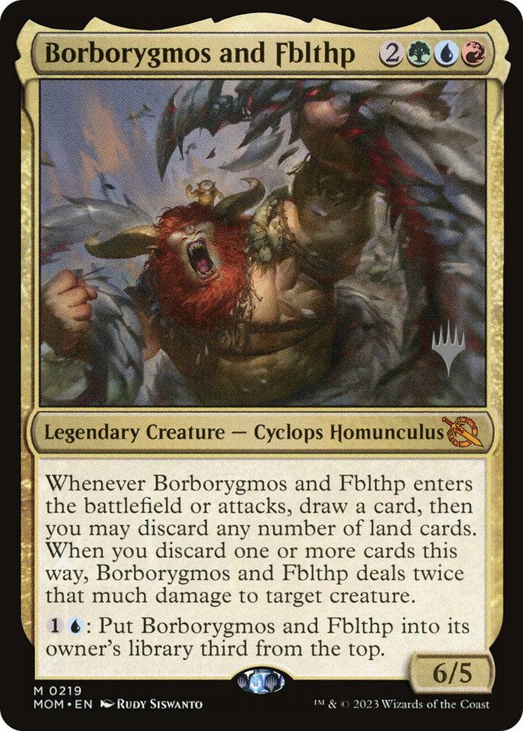 Borborygmos and Fblthp (Promo Pack) [March of the Machine Promos] | I Want That Stuff Brandon