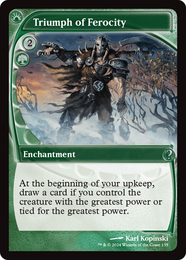 Triumph of Ferocity (Future Sight) [Mystery Booster 2] | I Want That Stuff Brandon