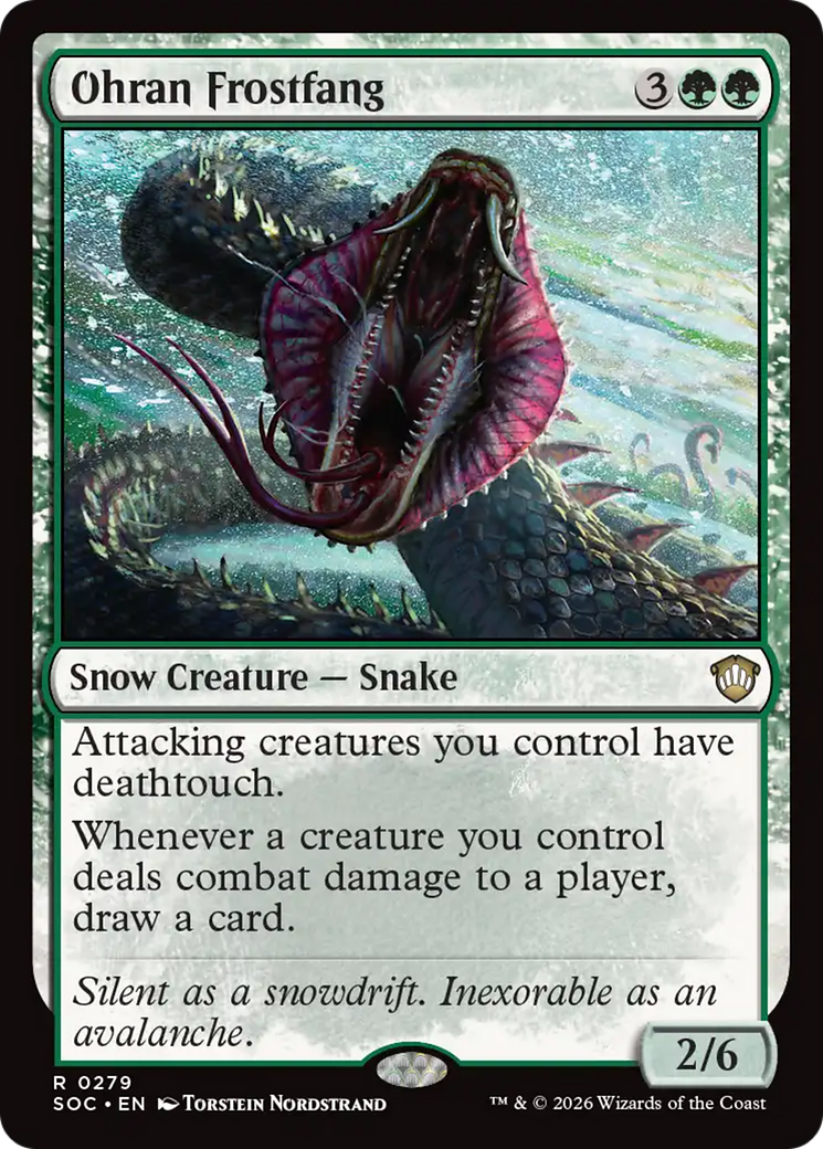 Ohran Frostfang [Secrets of Strixhaven Commander] | I Want That Stuff Brandon