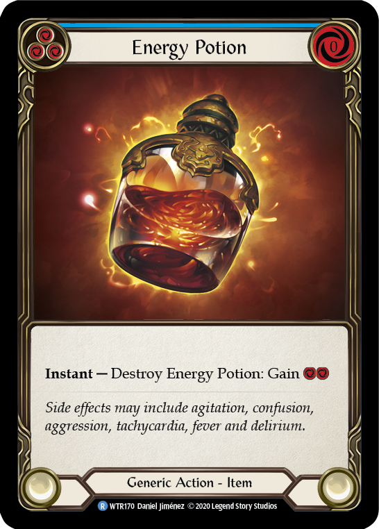 Energy Potion [U-WTR170] (Welcome to Rathe Unlimited)  Unlimited Rainbow Foil | I Want That Stuff Brandon