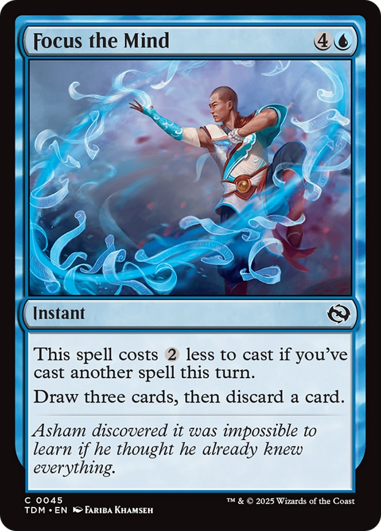 Focus the Mind [Tarkir: Dragonstorm] | I Want That Stuff Brandon