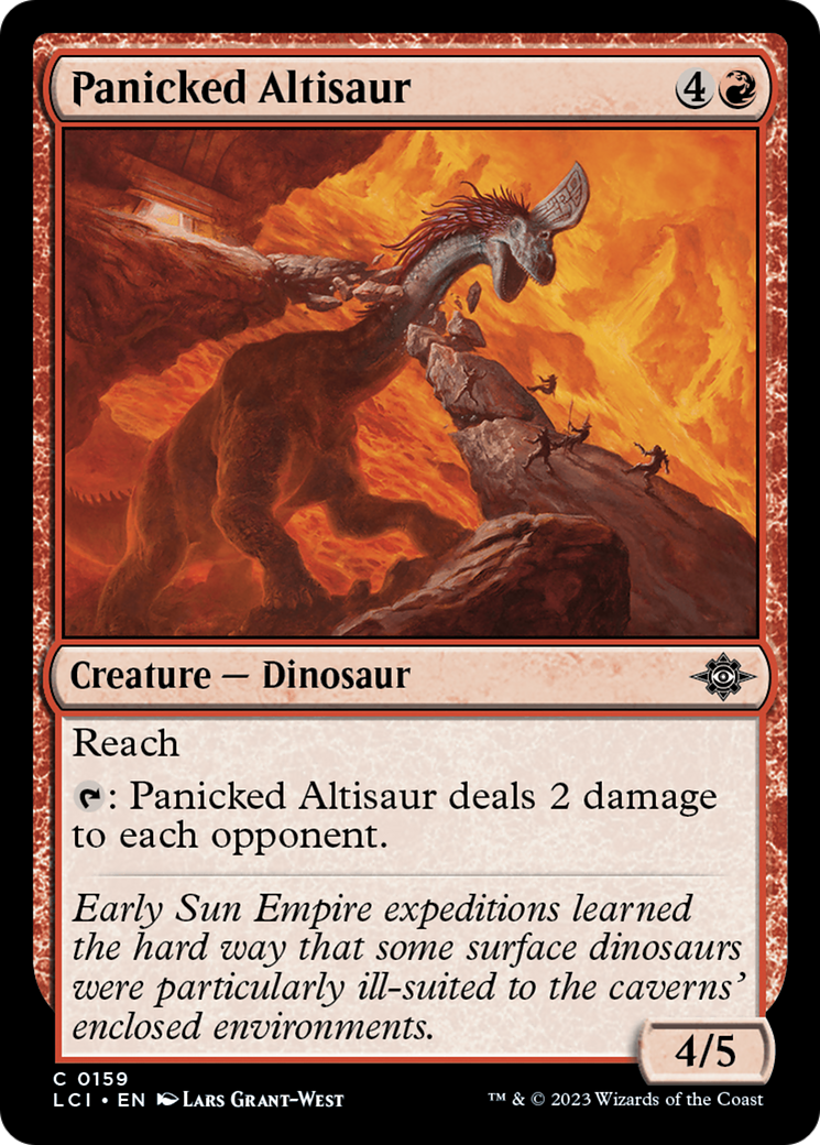 Panicked Altisaur [The Lost Caverns of Ixalan] | I Want That Stuff Brandon