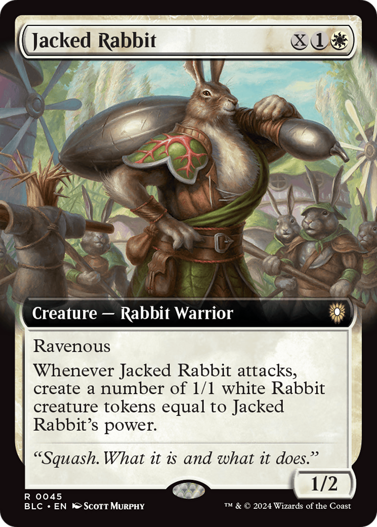 Jacked Rabbit (Extended Art) [Bloomburrow Commander] | I Want That Stuff Brandon