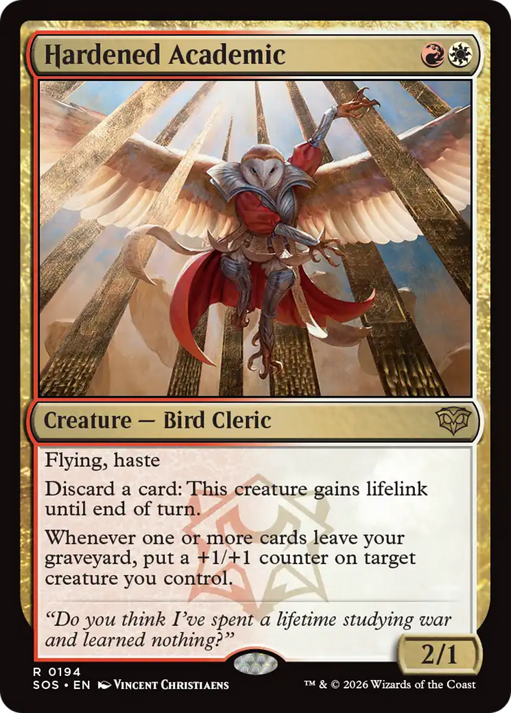 Hardened Academic [Secrets of Strixhaven] | I Want That Stuff Brandon