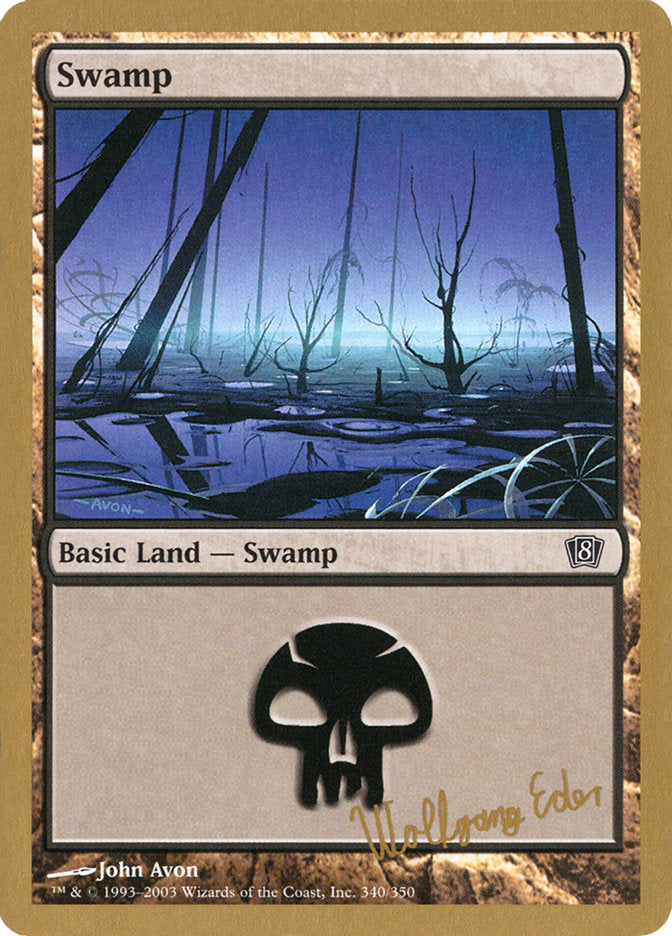Swamp (we340) (Wolfgang Eder) [World Championship Decks 2003] | I Want That Stuff Brandon