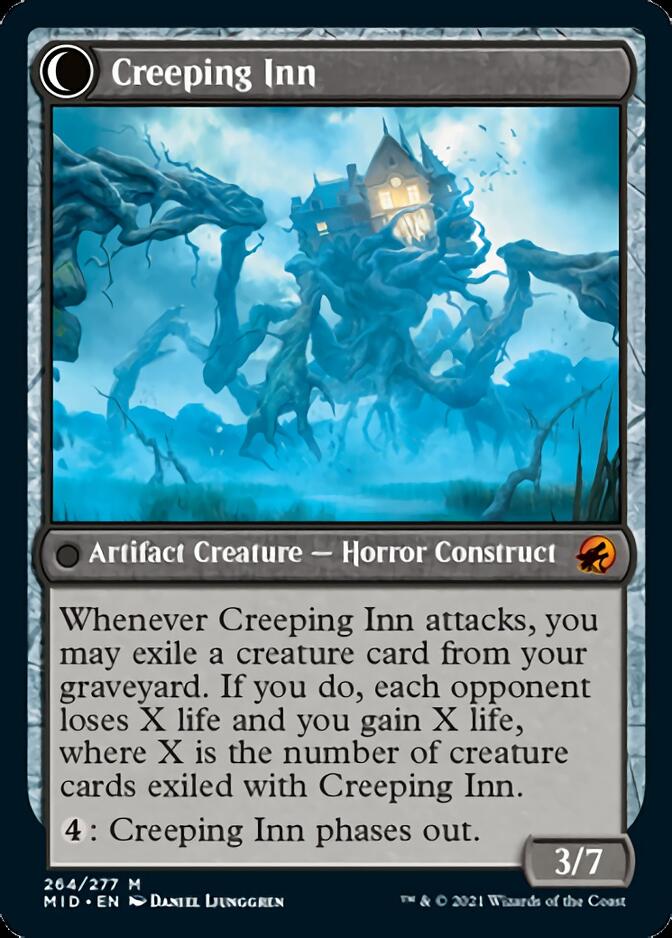 Hostile Hostel // Creeping Inn [Innistrad: Midnight Hunt] | I Want That Stuff Brandon