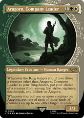 Aragorn, Company Leader (Showcase) (Surge Foil) [The Lord of the Rings: Tales of Middle-Earth] | I Want That Stuff Brandon