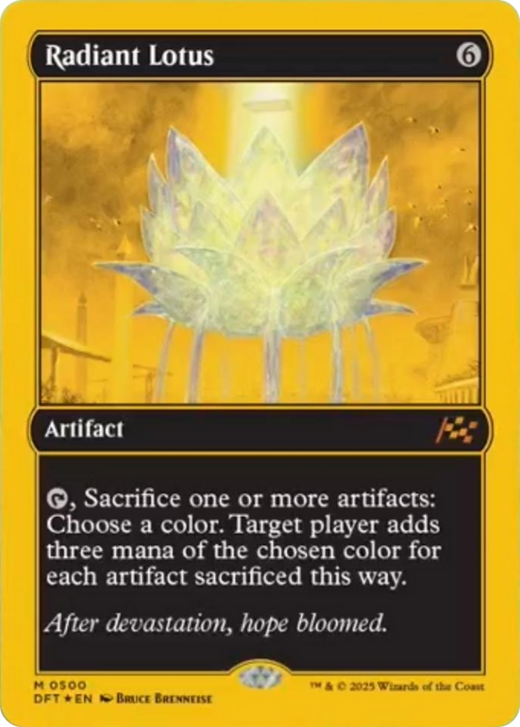 Radiant Lotus (First-Place Foil) [Aetherdrift] | I Want That Stuff Brandon