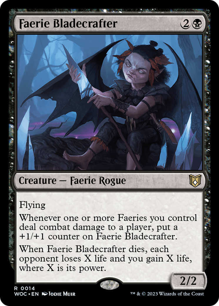 Faerie Bladecrafter [Wilds of Eldraine Commander] | I Want That Stuff Brandon