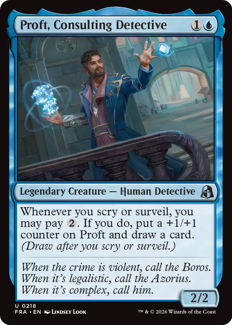 Proft, Consulting Detective [Reality Fracture] | I Want That Stuff Brandon