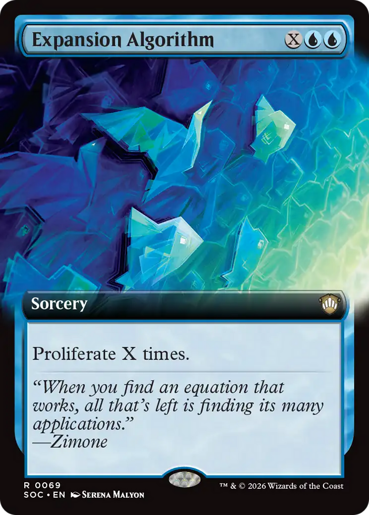 Expansion Algorithm (Extended Art) [Secrets of Strixhaven Commander] | I Want That Stuff Brandon