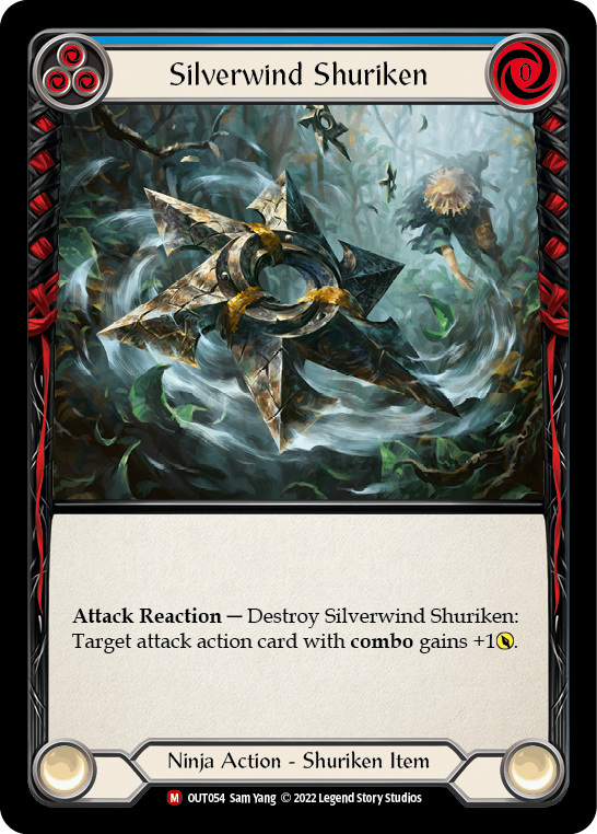 Silverwind Shuriken [OUT054] (Outsiders)  Rainbow Foil | I Want That Stuff Brandon