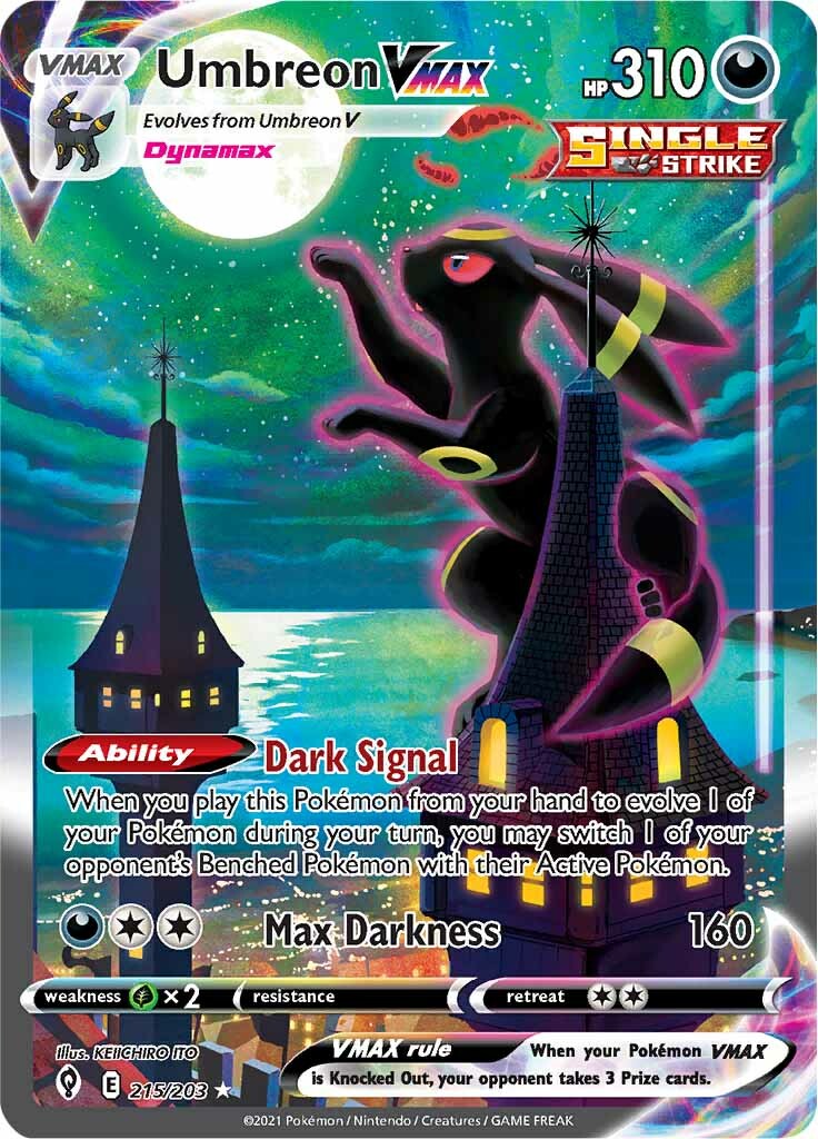 Umbreon VMAX (215/203) [Sword & Shield: Evolving Skies] | I Want That Stuff Brandon