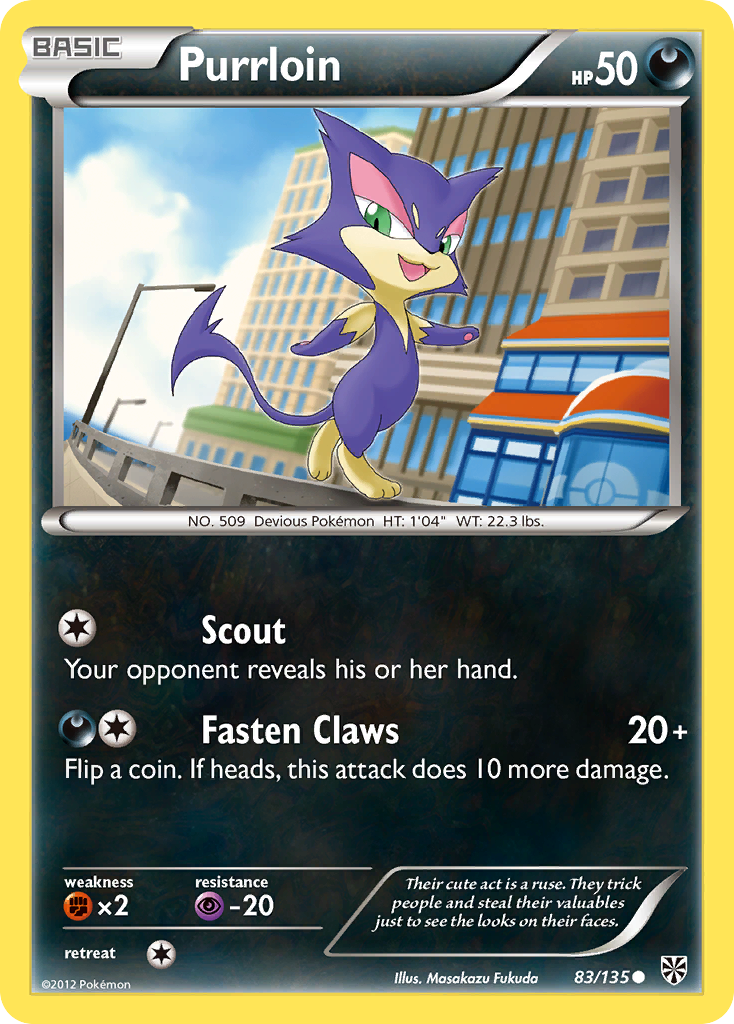 Purrloin (83/135) [Black & White: Plasma Storm] | I Want That Stuff Brandon