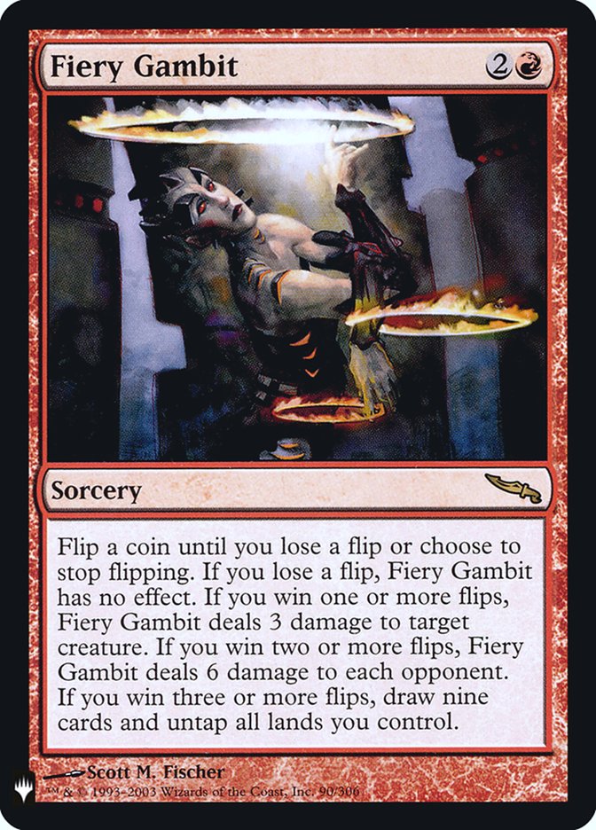 Fiery Gambit [Mystery Booster] | I Want That Stuff Brandon