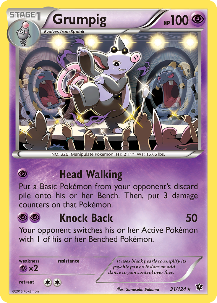 Grumpig (31/124) [XY: Fates Collide] | I Want That Stuff Brandon