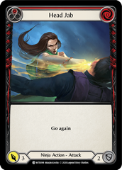 Head Jab (Red) [U-WTR098] (Welcome to Rathe Unlimited)  Unlimited Rainbow Foil | I Want That Stuff Brandon