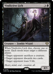 Vindictive Lich [Commander Masters] | I Want That Stuff Brandon