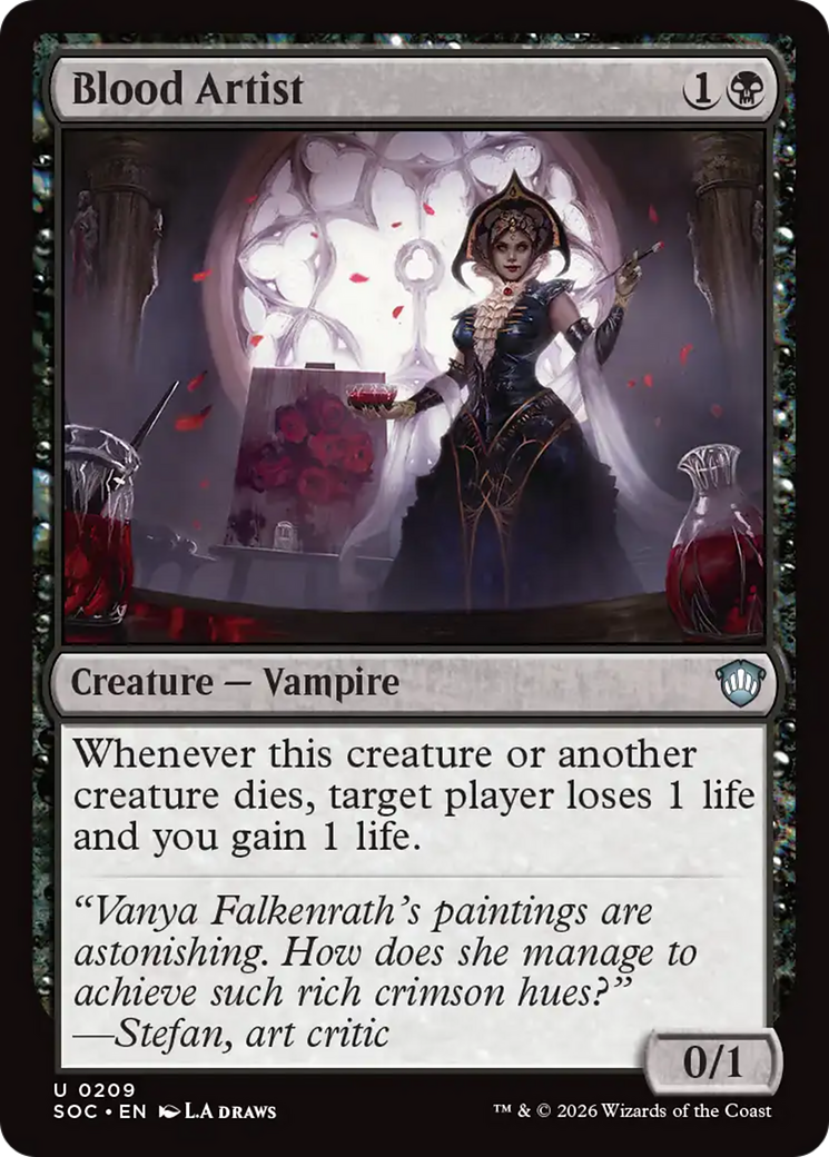 Blood Artist [Secrets of Strixhaven Commander] | I Want That Stuff Brandon
