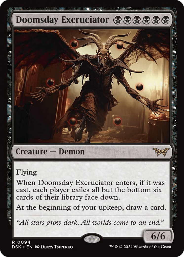 Doomsday Excruciator [Duskmourn: House of Horror] | I Want That Stuff Brandon