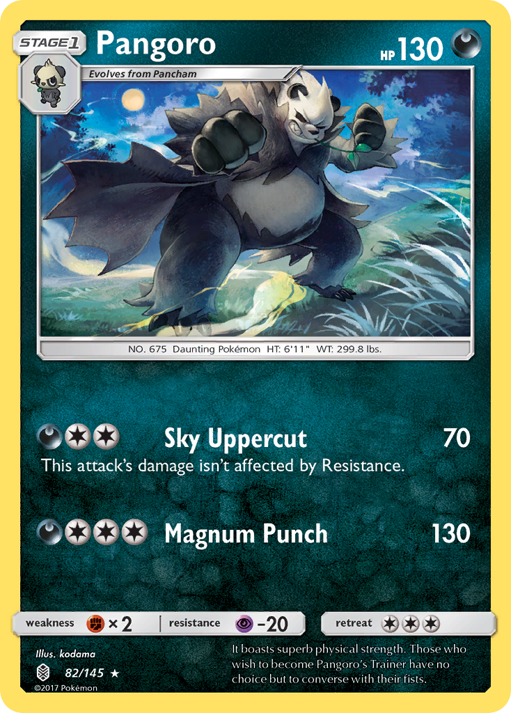 Pangoro (82/145) [Sun & Moon: Guardians Rising] | I Want That Stuff Brandon