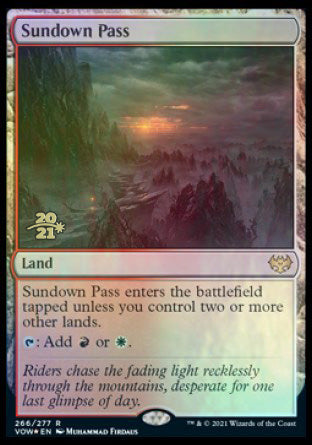 Sundown Pass [Innistrad: Crimson Vow Prerelease Promos] | I Want That Stuff Brandon